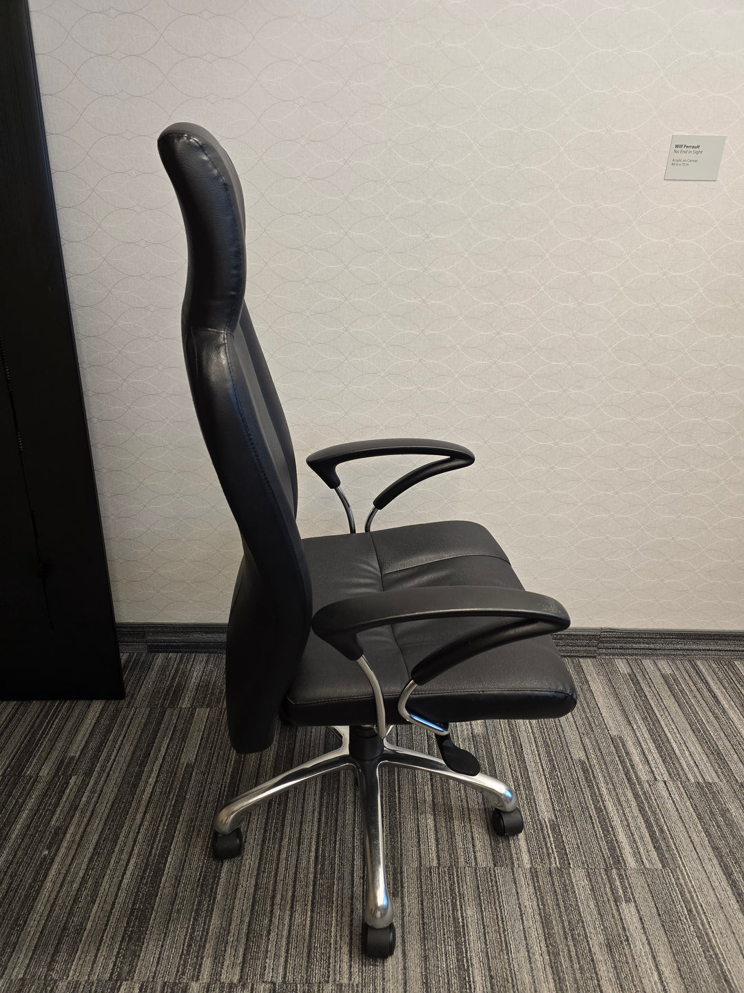 Leather High Back Meeting Chair