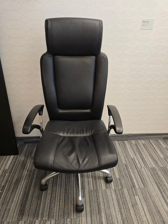 Leather High Back Meeting Chair