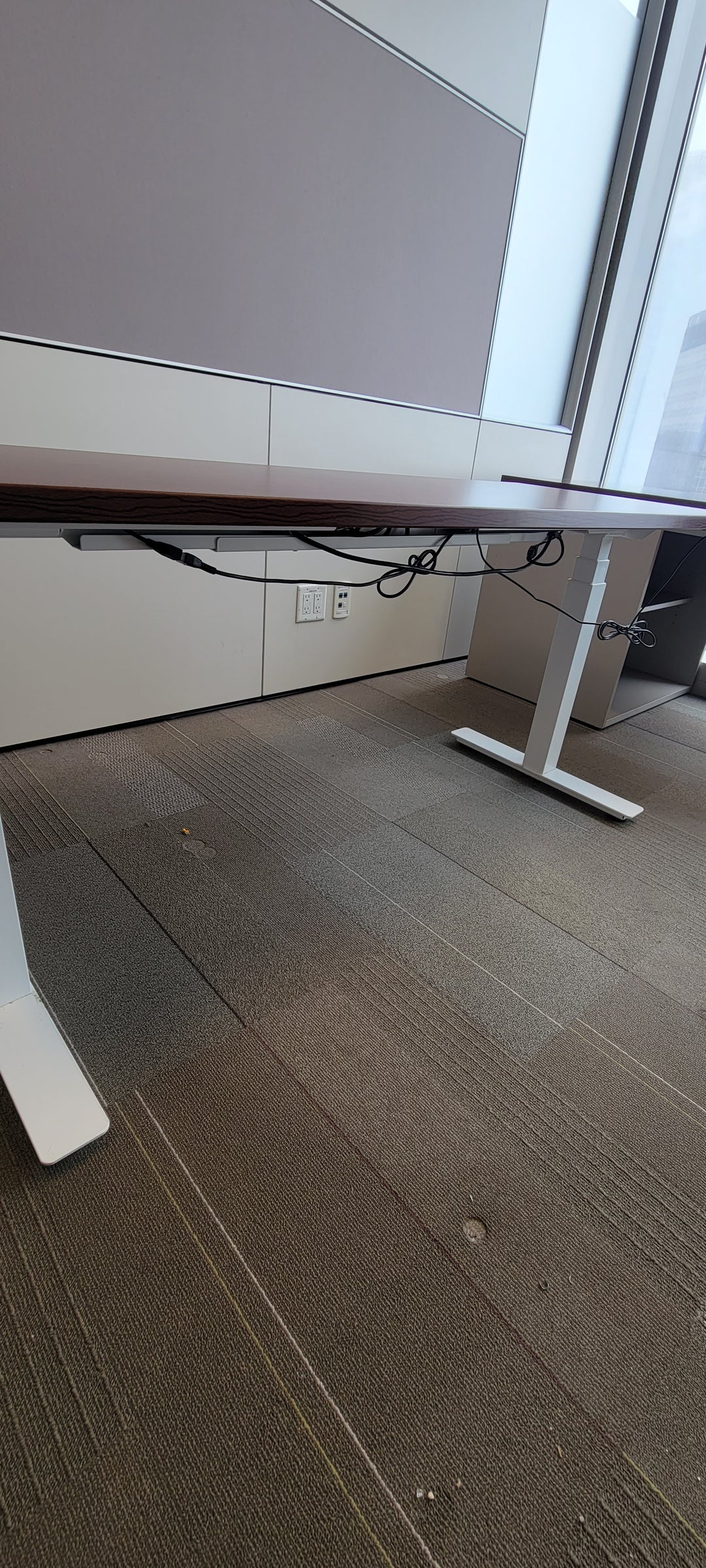 5' Electronic Height Adjustable Straight Desk