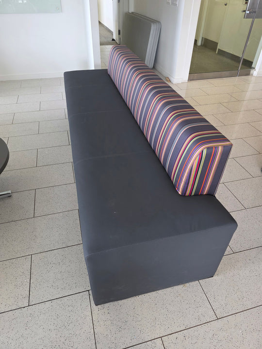 Fabric Bench w/Backrest