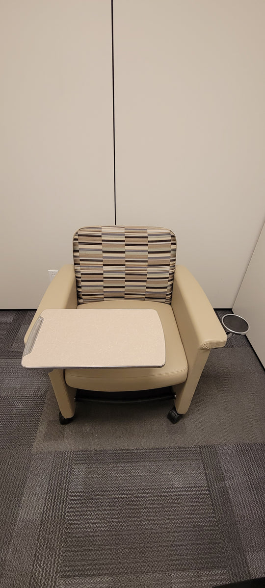 Mobile Leather Tablet Chair