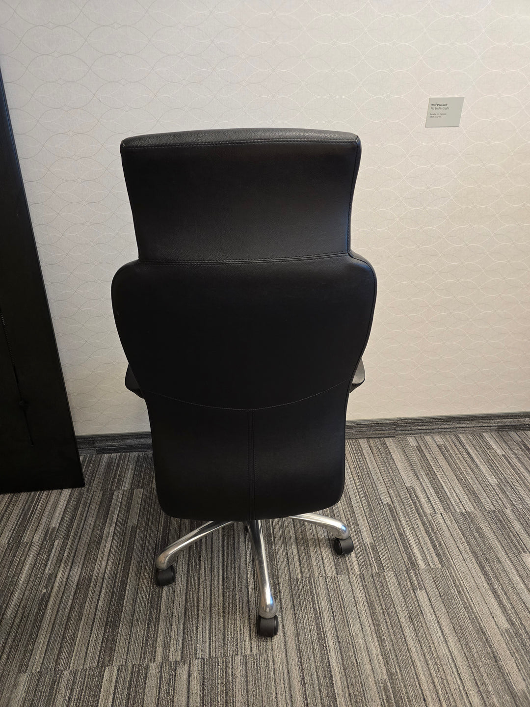 Leather High Back Meeting Chair