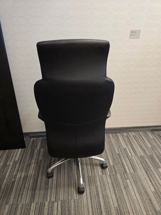 Leather High Back Meeting Chair