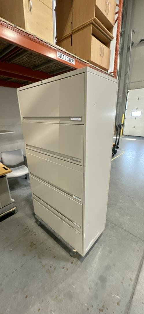 Metal 5-High Lateral File Cabinet