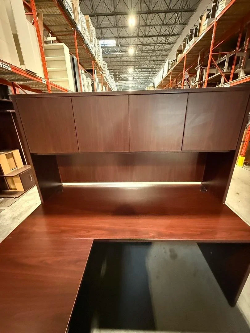 RH U-Shape Desk w/Hutch and BF Ped