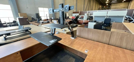 Ergotron Sit/Stand Dual Monitor Arm (Bolt Through)