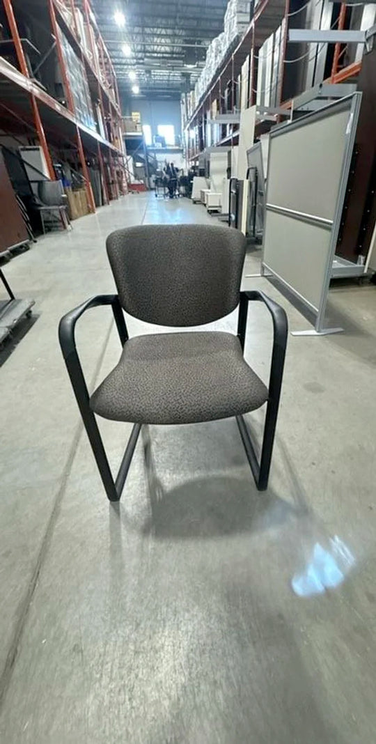 Haworth Fabric Sled Base Guest Chair