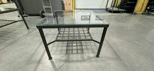 Metal/Glass End Table