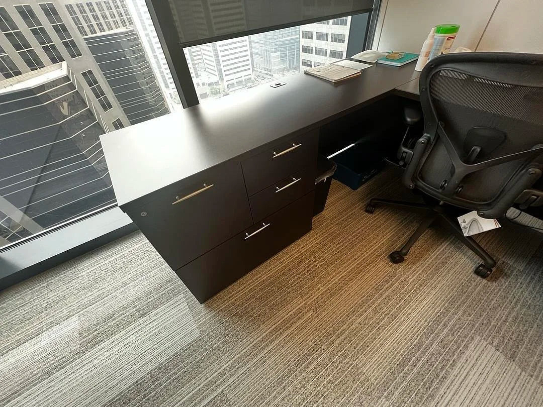 LH U-Shape Desk w/BBFLF and BBF Ped