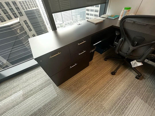 LH U-Shape Desk w/BBFLF and BBF Ped