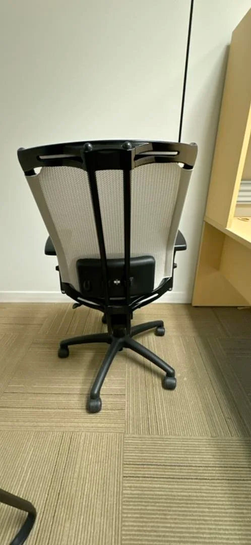 Mesh Back Task Chair w/Leather Seat