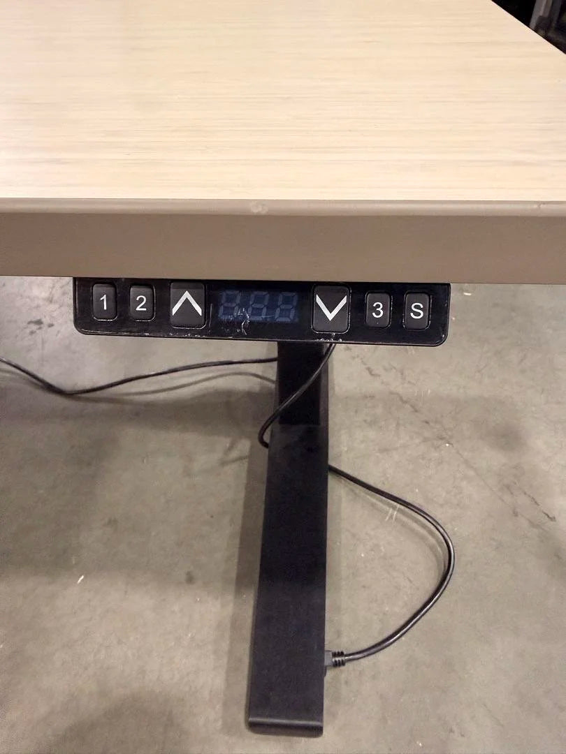 6' Electronic Sit Stand Desk w/Scallop