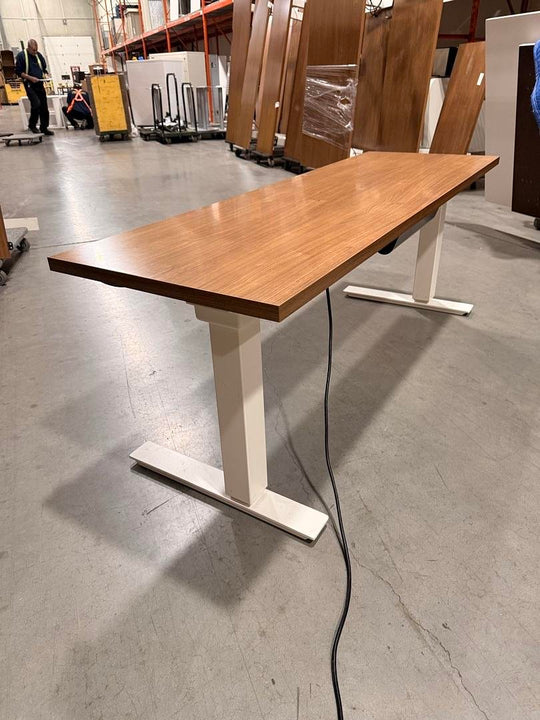 6' Haworth Electronic Sit Stand Desk