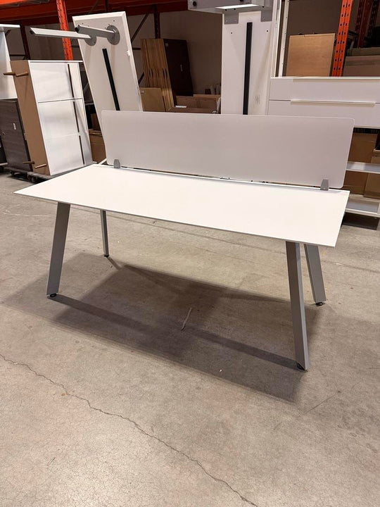 6' Rectangle Desk w/Privacy Panel