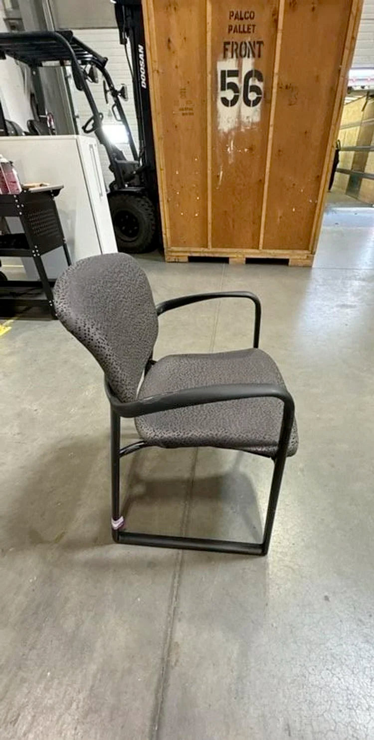 Haworth Fabric Sled Base Guest Chair