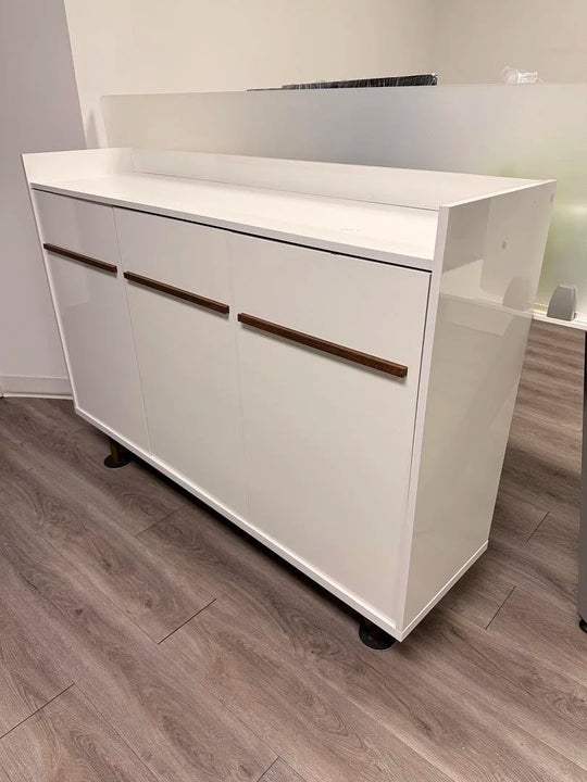 Wooden 3-Door Credenza