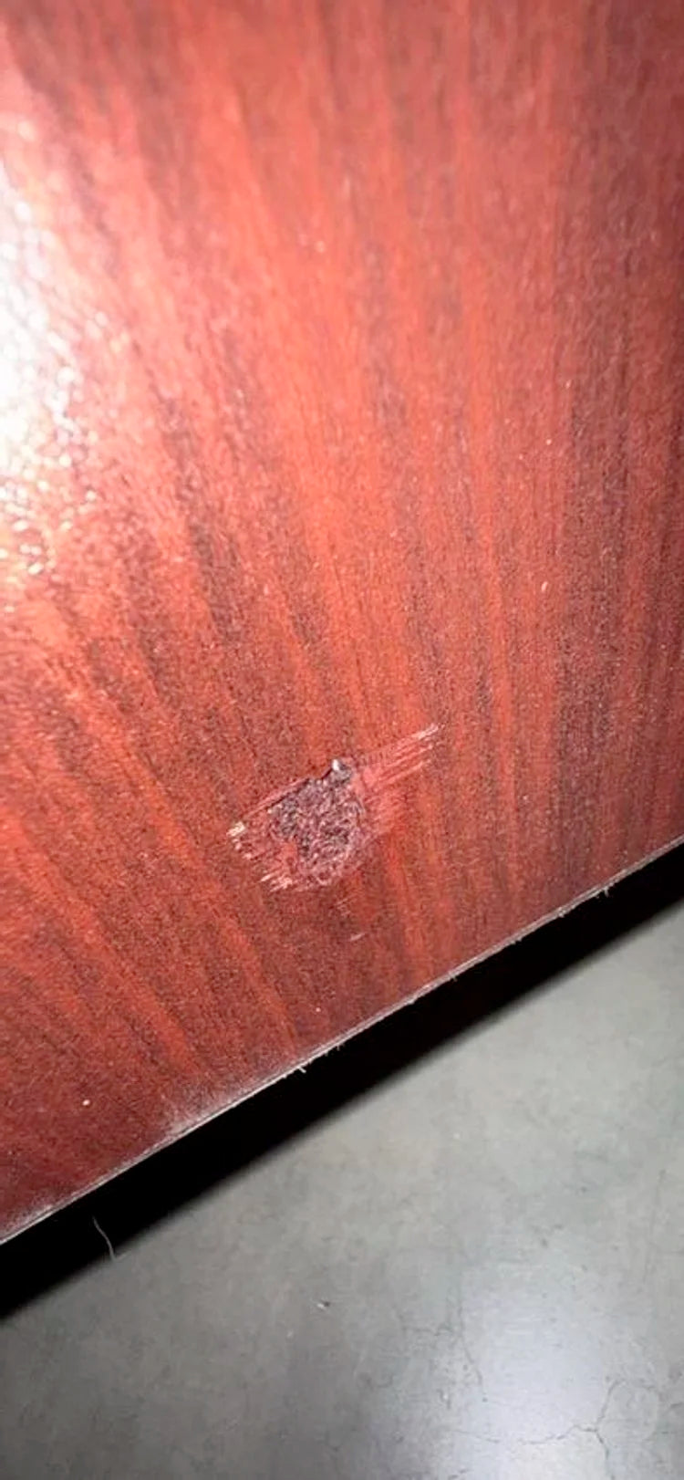 3 Piece L-Shape Desk w/BBF and FF Peds (Damage on Surface)