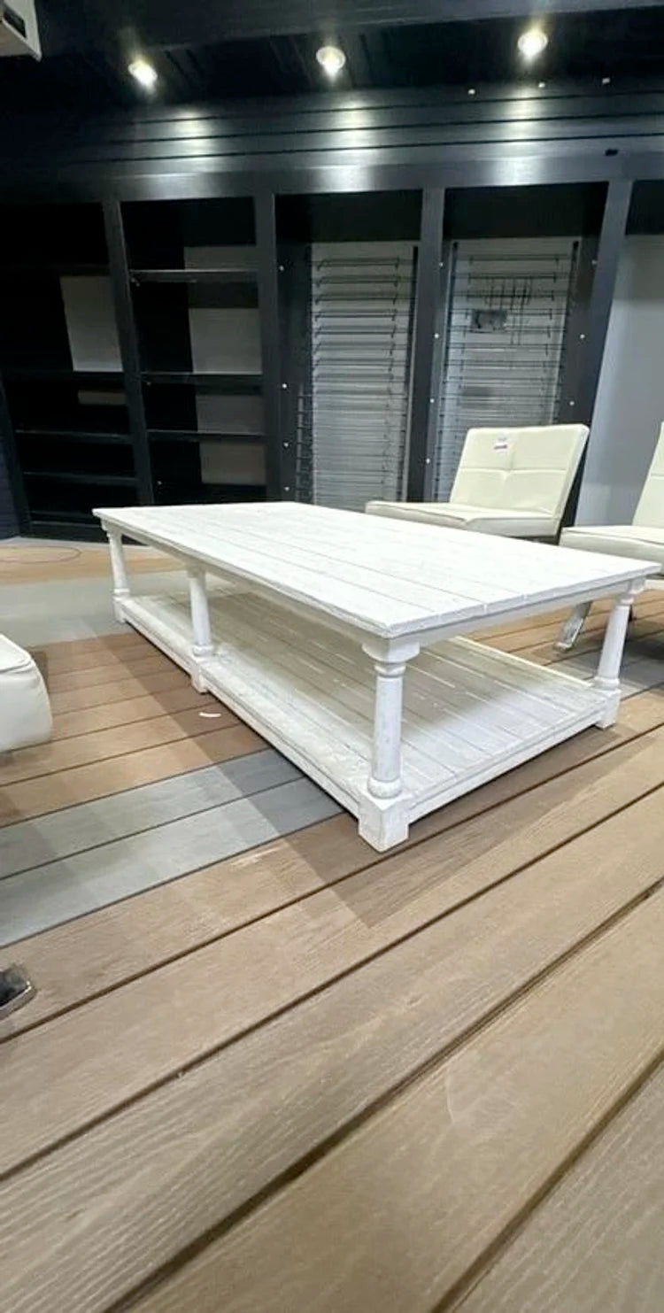 Wood Patio Coffee Table