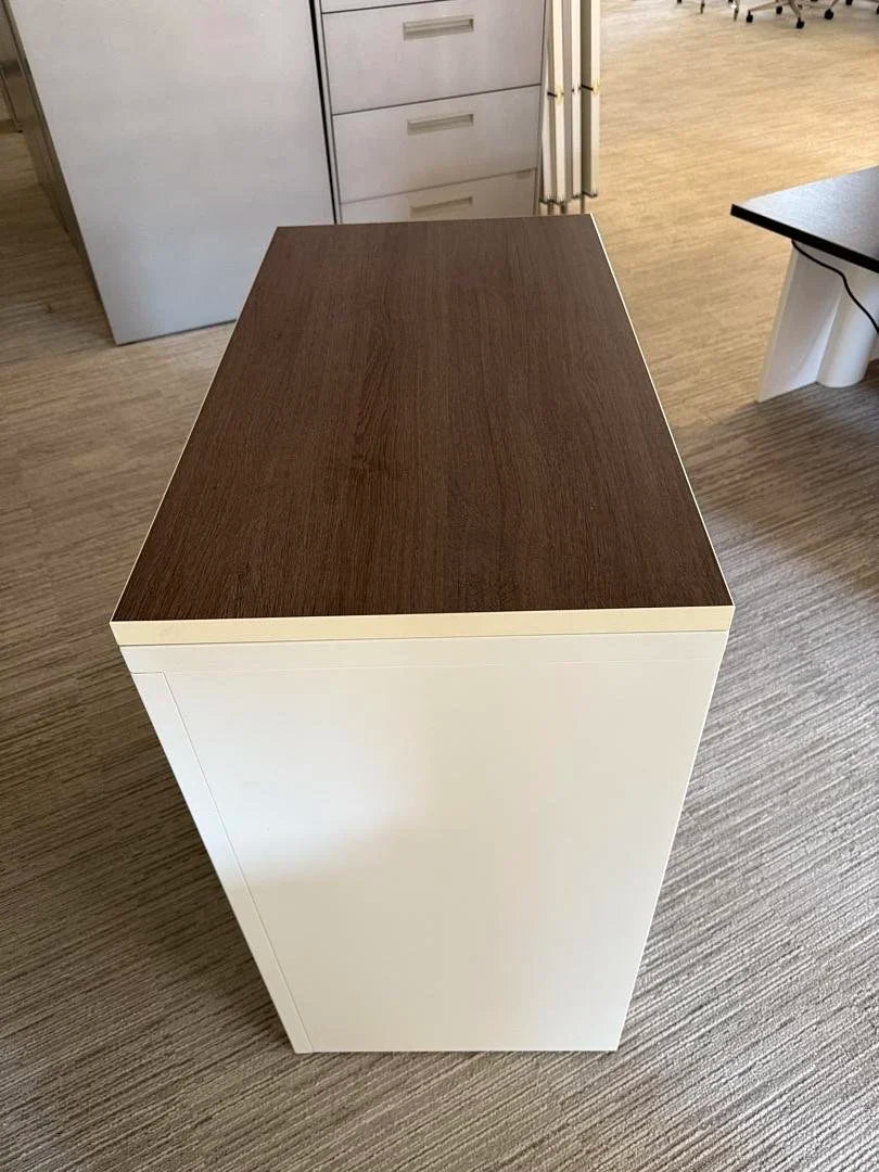 Metal 3 High Bookcase w/Surface Top