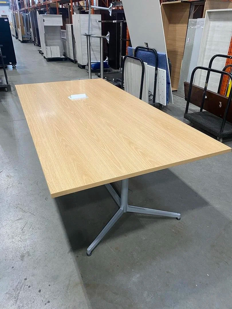 8' Rectangle Boardroom Table w/Electrical
