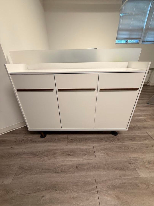 Wooden 3-Door Credenza