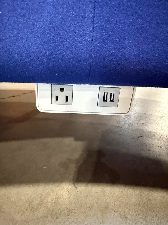 Steelcase Curved Bench Seating w/Power Outlet