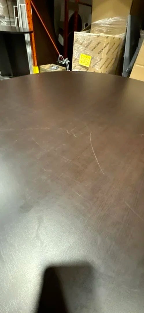 8' Racetrack Boardroom Table (Scratches on Surface)