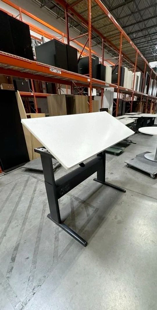 Rectangle Sit Stand Drafting Table
