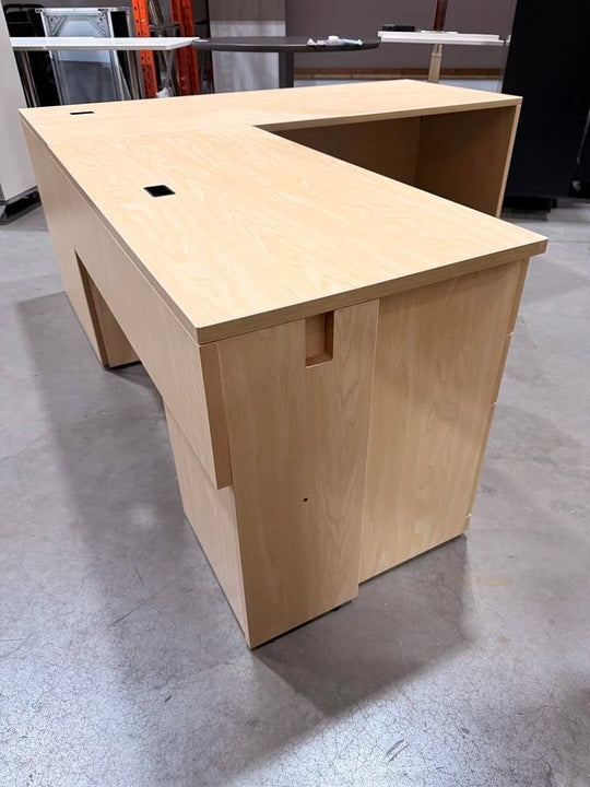 LH L-Shape Desk w/BBF Ped