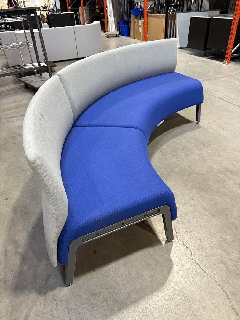 Steelcase Curved Bench Seating w/Power Outlet