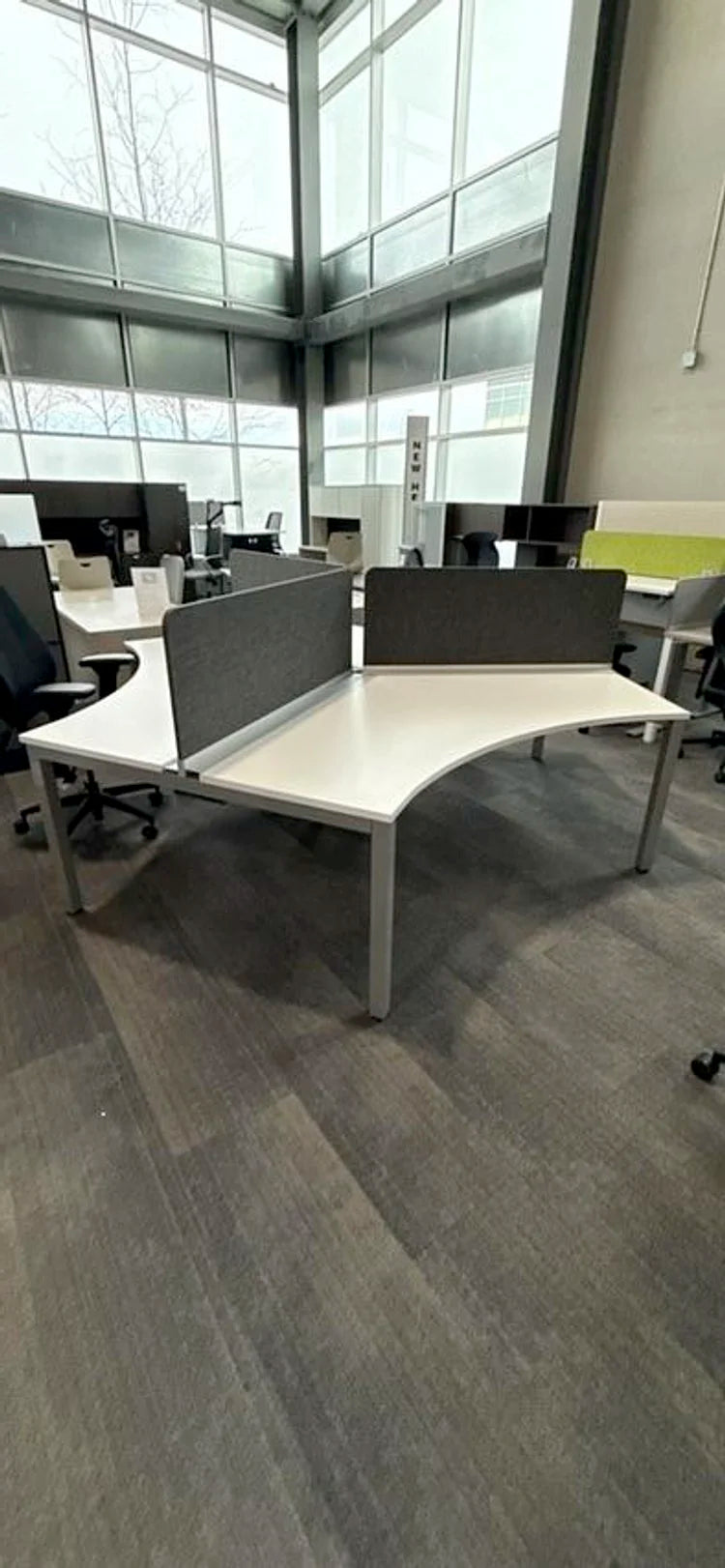 Workspace48 3-pod Workstation w/BF Ped