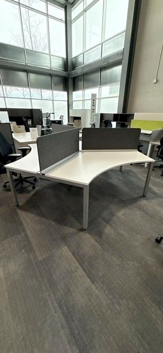 Workspace48 3-pod Workstation w/BF Ped