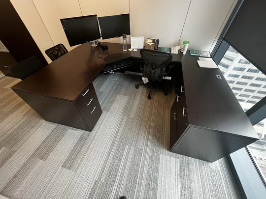 RH U-Shape Desk w/BBFLF and BBF Ped