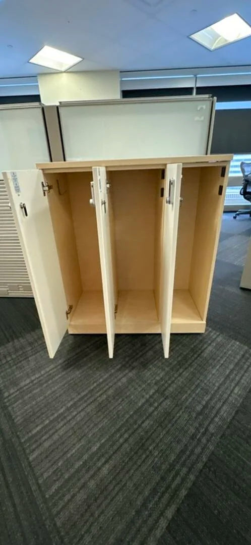 Artopex Wooden Lockers w/NOKI Locks (3 Per Unit)