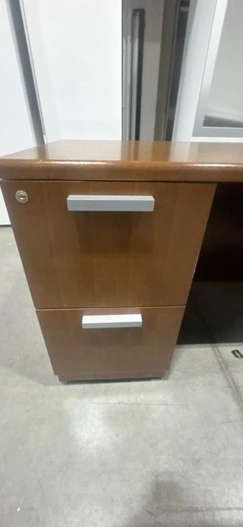 LH L-Shape Desk w/BBF and FF Ped