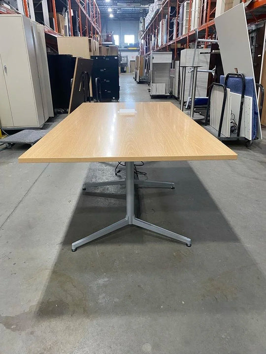 8' Rectangle Boardroom Table w/Electrical