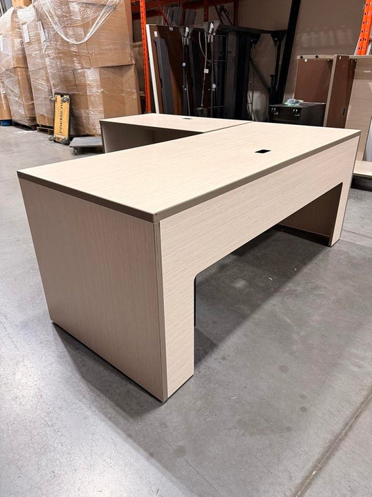 LH L-Shape Desk w/BF Ped