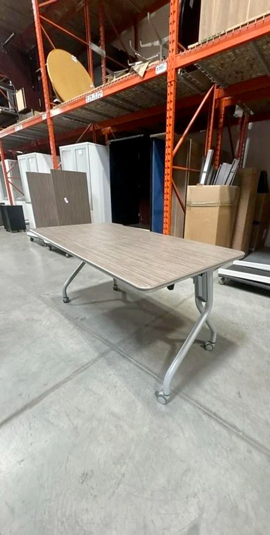 5' Mobile Flip Top Training Table