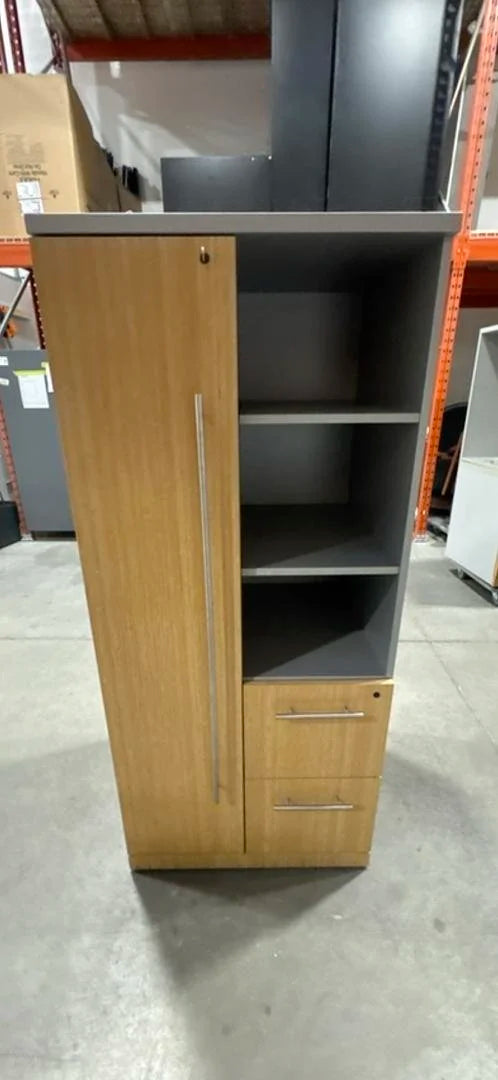 Wooden LH Wardrobe Combo