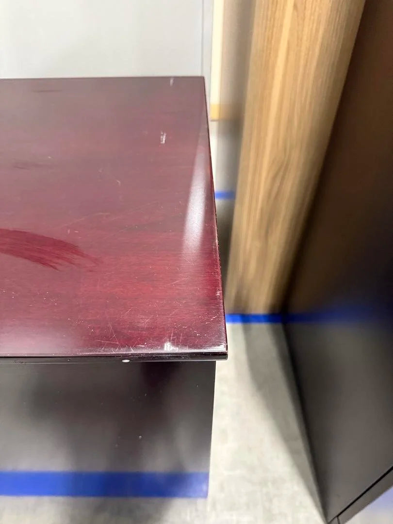 Wooden 4 Door Credenza  (Small Scuffs)