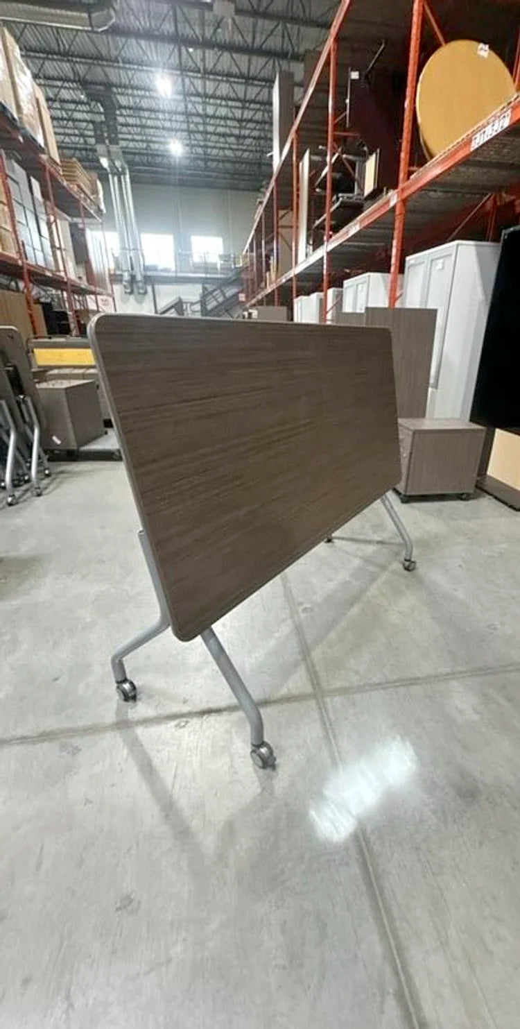 5' Mobile Flip Top Training Table