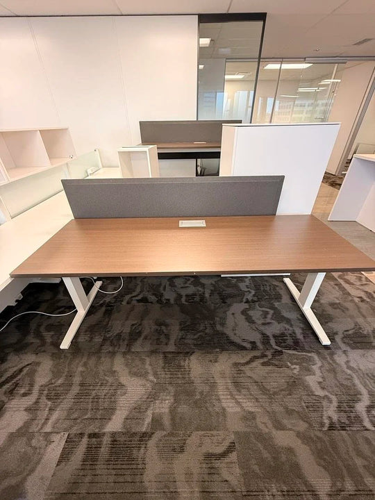 7' Herman Miller Electronic Sit Stand Desk w/Electrical