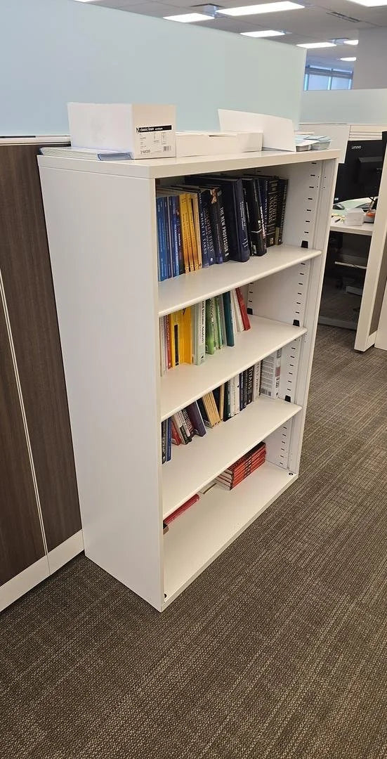 Metal 4 High Bookcase