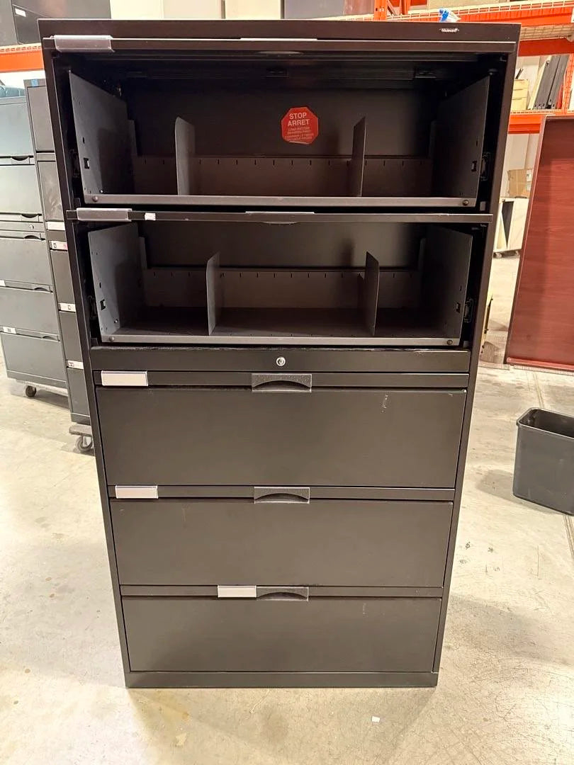 Metal 5-High Lateral File Cabinet
