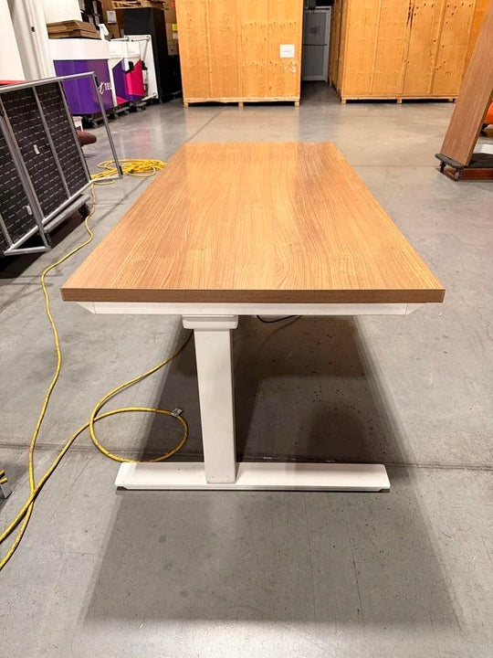 5.5' Haworth Electronic Sit Stand Desk