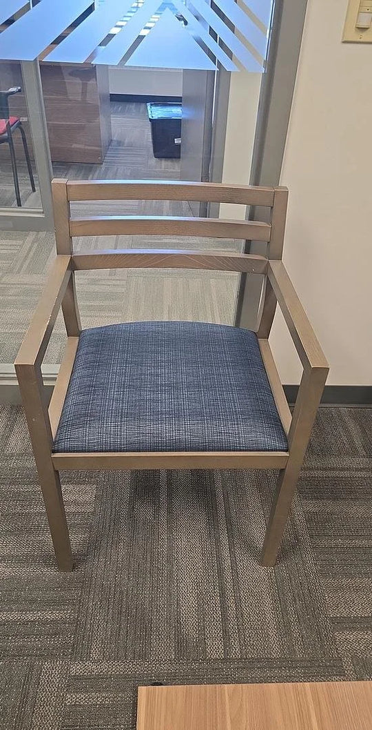 Steelcase Wood Guest Chair w/Fabric Seat
