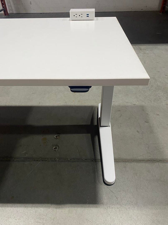 Steelcase LH L-Shape Electronic Sit Stand Desk w/Storage