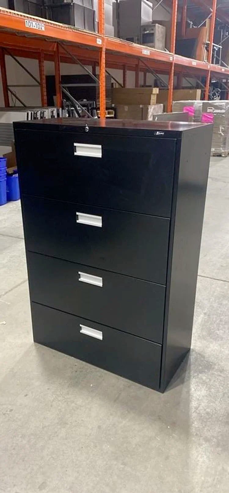 Source Metal 4 High Lateral File Cabinet