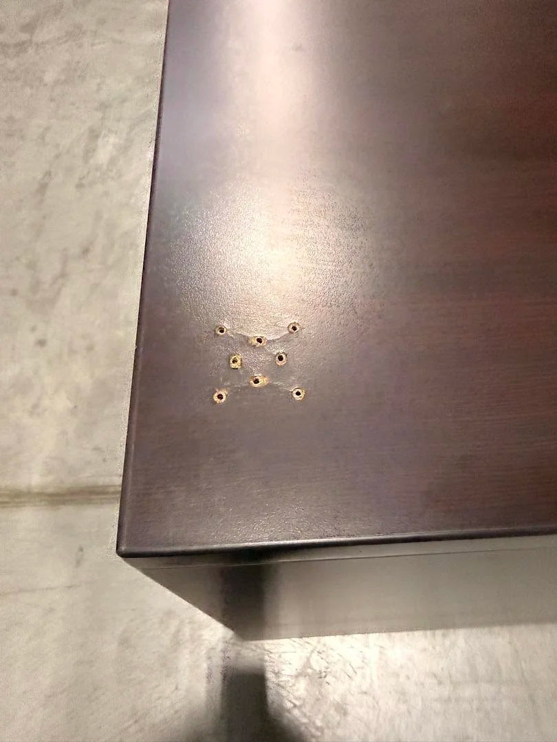 LH L-Shape Desk w/BBF Ped (Holes on Surface)