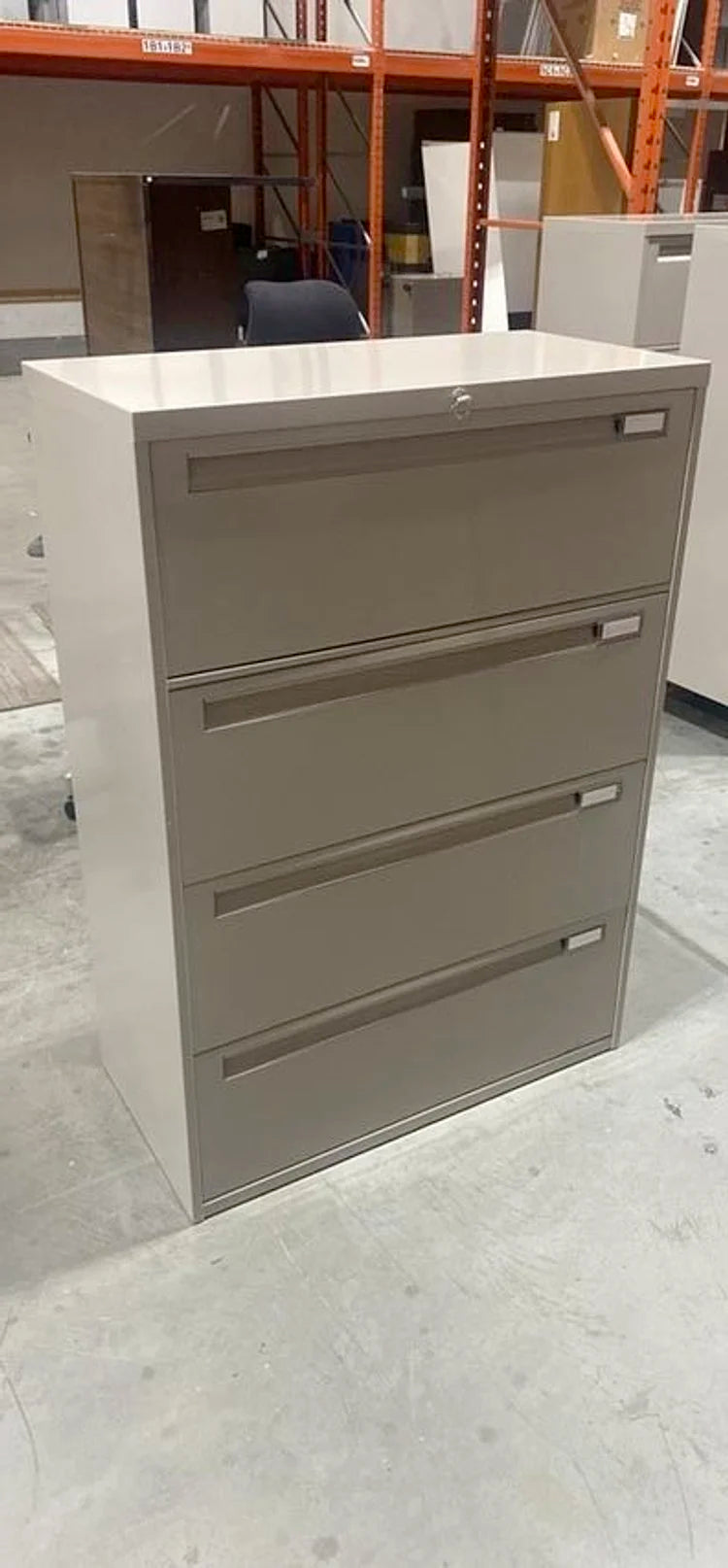 Metal 4-High Lateral File Cabinet